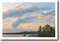 Evening Light, Flagstaff Lake, ME (2010)